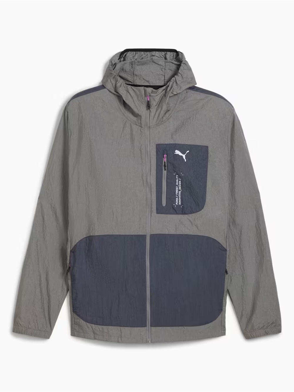 PUMA Seasons Windcell Jacket Grey  52682591 Men’s US Medium